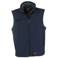 Alles muss raus -   Ergonomische Softshell- Weste mit mehreren Taschen Bering -  Payper Farbe Navyblau Größe M