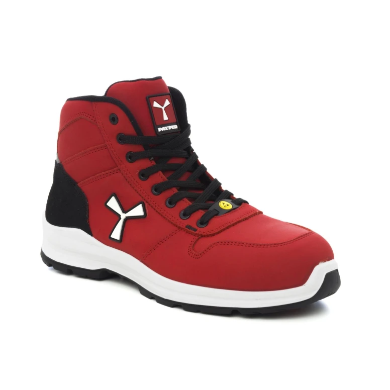 Alles muss raus -  Sicherheitsschuhe Payper Get Force Mid Unisex S3 SRC ESD MID NABUK Farbe Rauchgrau kühl Nummer 44