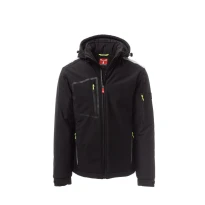 Alles muss raus -  Arbeitsjacke Softshell Stretch Multitaschen Payper Stream Pad AY 7256 Größe 5XL Schwarz/Schwarz 2