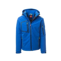 Alles muss raus -  Arbeitsjacke Softshell Stretch Multitaschen Payper Stream Pad AY 7256 Größe 5XL Schwarz/Schwarz