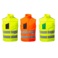 Alles muss raus -  Unisex- Überwiesene Arbeitsweste mit Taschen Payper Task AY 7272 Gelb fluo/Grün Größe XL