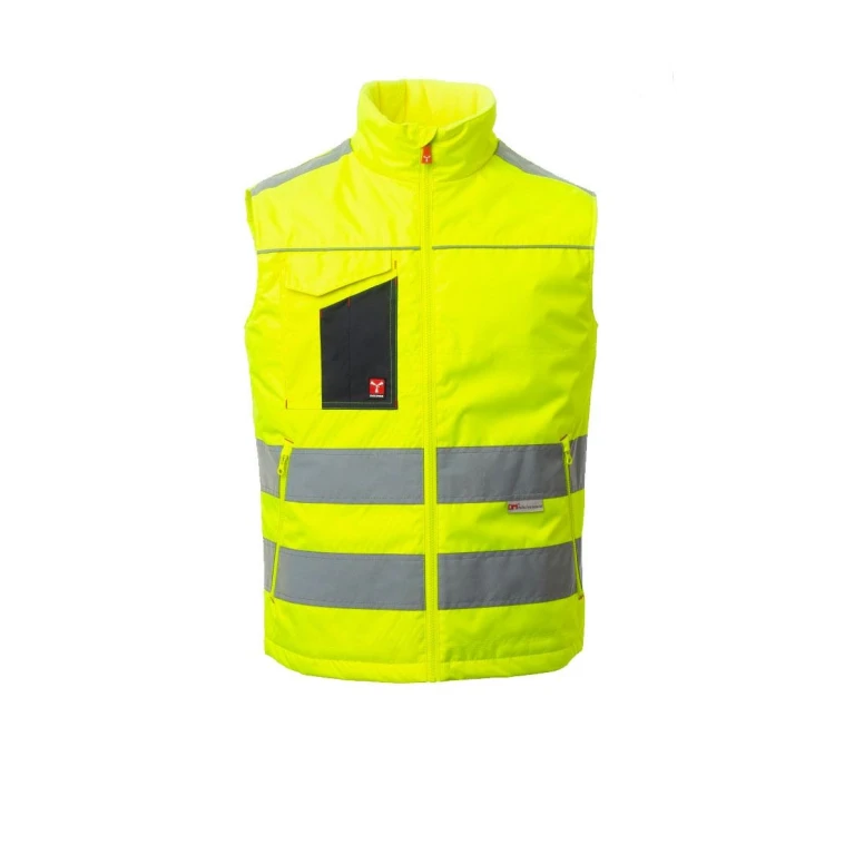 Alles muss raus -  Unisex- Überwiesene Arbeitsweste mit Taschen Payper Task AY 7272 Gelb fluo/Grün Größe XL