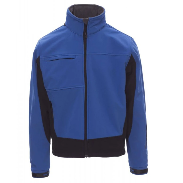 Alles muss raus -  Ergonomische Softshell- Multitaschen- Jacke Bicolor Storm -  Payper AY 7237 Größe L Grau/Schwarz