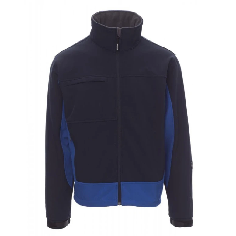 Alles muss raus -  Ergonomische Softshell- Multitaschen- Jacke Bicolor Storm -  Payper AY 7237 Größe L Grau/Schwarz
