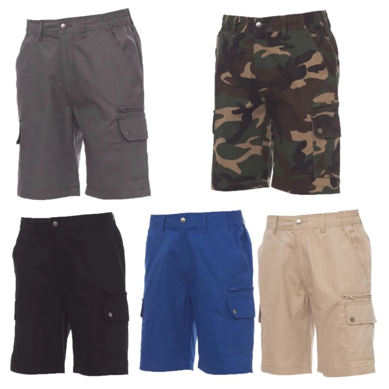 Alles muss raus -  Arbeitsbermuda Multitaschen Sommer mit klassischem Schnitt Rimini Summer -  Payper Farbe Schwarz Größe XL