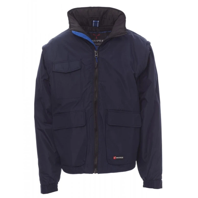 Alles muss raus -  Arbeitsjacke Multitaschen Escape -  Payper  AY 7230 Blau nvy/Blau royal Größe S
