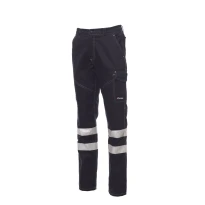 Alles muss raus -  Unisex Arbeitshose 100% Baumwolle Multitaschen Payper Worker Winter Reflex AY 7307 Größe XL Navyblau