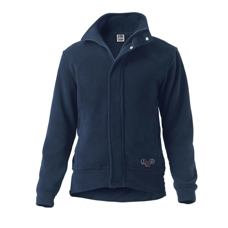 Alles muss raus -  Arbeits- Sweatshirt  Siggi mit Reißverschluss Multipro Blau Größe XL