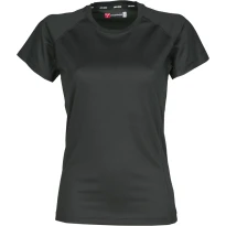 Alles muss raus -  Damen Sport- T- Shirt Runner mit Raglanärmeln -  Payper RUNNER LADY Größe L Farbe Schwarz