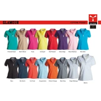 Alles muss raus -  Polo Kurzarm 100% Baumwolle Glamour -  Payper AY 7413 -  Größe M Farbe Schwarz