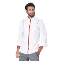 Alles muss raus -  Arbeitsjacke Chef Eros Siggi 28GC0004/01- 0757 Größe M Farbe Weiß Schwarz