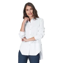 Alles muss raus -  Damen Tunika mit Manschetten Melissa Horeca Siggi -  28CS1696/00- 0001 Größe XL Farbe Weiß