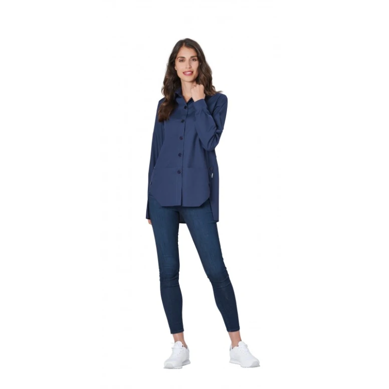 Alles muss raus -  Damen Tunika mit Manschetten Melissa Horeca Siggi -  28CS1696/00- 0001 Größe XL Farbe Weiß