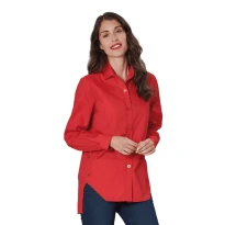 Alles muss raus -  Damen Tunika mit Manschetten Melissa Horeca Siggi -  28CS1696/00- 0001 Größe XL Farbe Weiß
