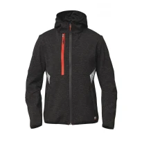 Alles muss raus -  Arbeitsjacke Softshell Stretch Finder Siggi Größe M Farbe Schwarz Silber