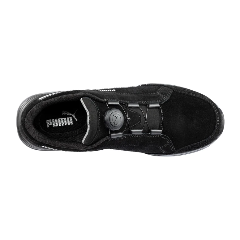 Alles muss raus -  Sicherheitsschuhe Puma Airtwist Black Disc Low mit BOA- Verschluss S3 HRO ESD SRC 644651 Nummer 43