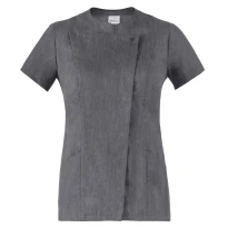 Alles muss raus -  Kurzärm Arbeitscoreanischejacke- Koch Giblor's Chiara Damen 20P02K202 Größe L Farbe Grau