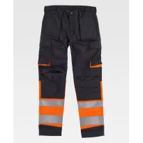 Alles muss raus -  Arbeitshose Multitaschen Hochsichtbarkeit  C2918 -  Workteam Größe 42 Farbe Schwarz Orange 2
