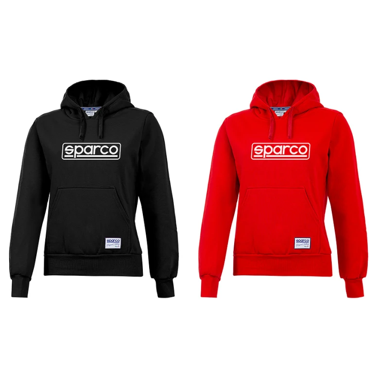 Alles muss raus -  Arbeitskapuzenpullover Sparco Hoodie Frame Lady 01316 Größe L Farbe Rot
