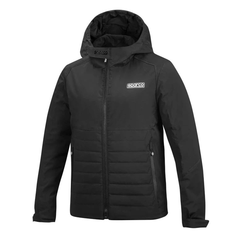 Alles muss raus -  Arbeitsjacke Sparco TeamWear Winter Jacket 01361 Größe L Farbe Blau Schwarz