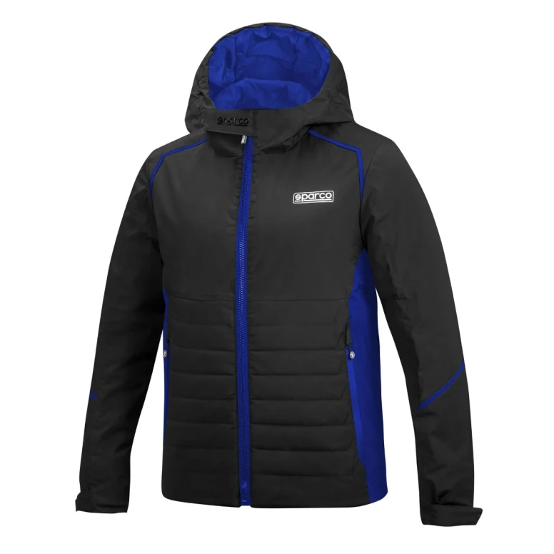 Alles muss raus -  Arbeitsjacke Sparco TeamWear Winter Jacket 01361 Größe L Farbe Blau Schwarz