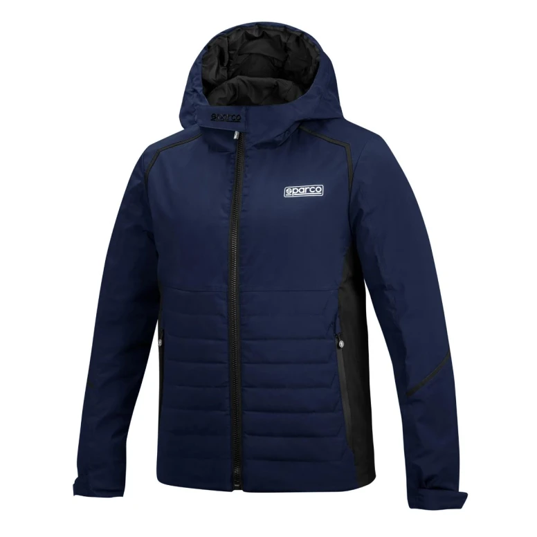 Alles muss raus -  Arbeitsjacke Sparco TeamWear Winter Jacket 01361 Größe L Farbe Blau Schwarz