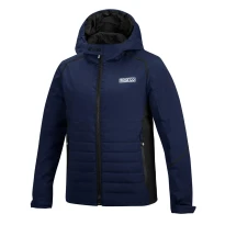 Alles muss raus -  Arbeitsjacke Sparco TeamWear Winter Jacket 01361 Größe L Farbe Blau Schwarz