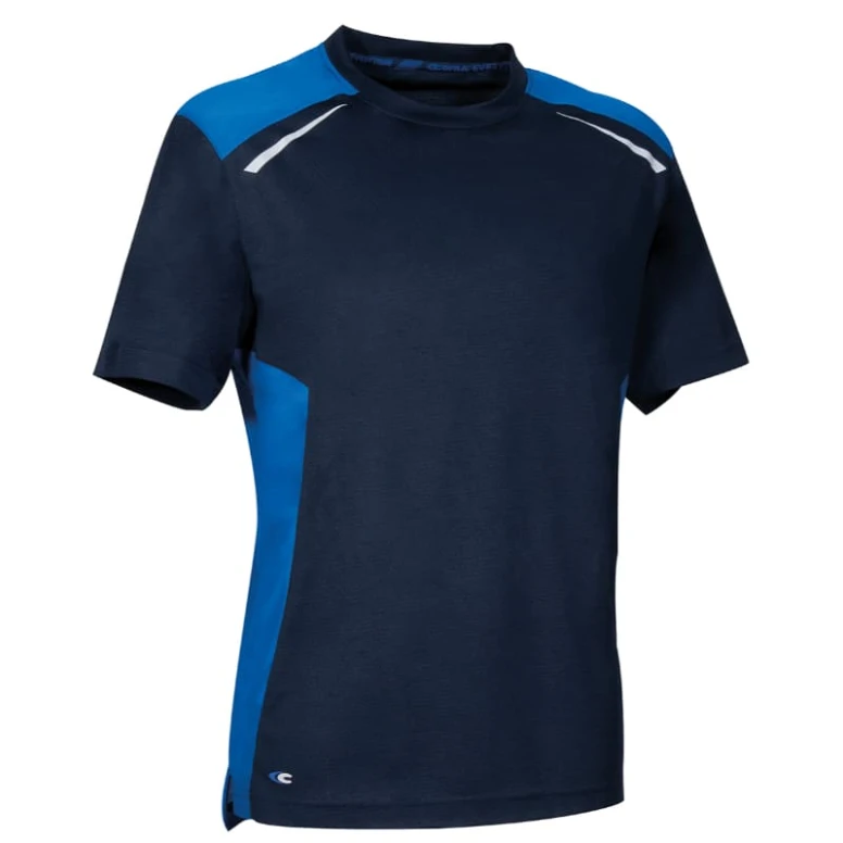 Alles muss raus -  Arbeits- T- Shirts Cofra Dunkerque V625- 0- 02 Farbe Schwarz Gelb fluo Größe L
