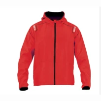 Alles muss raus -  Sparco WILSON Arbeitsjacke aus winddichtem, wasserabweisendem Material – Blau Größe L Farbe Rot
