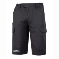Alles muss raus -  Arbeitsbermuda 02410 elastisch Multitaschen Sparco Teamwork Größe M Farbe Schwarz