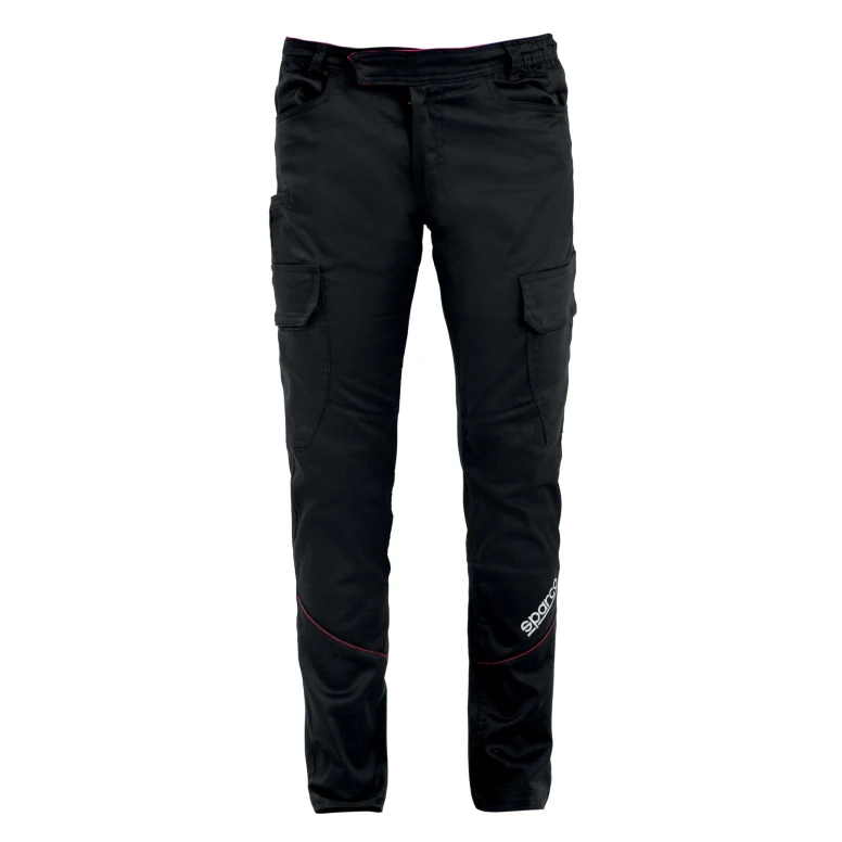Alles muss raus -  Arbeitshose Sparco BOSTON Cargo Multiseason elastisch Multitaschen -  Schwarz Größe 3XL
