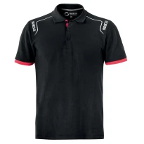Alles muss raus -  Arbeits- Poloshirt PORTLAND Sparco aus Baumwolle 100% -  Schwarz Größe L