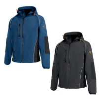 Alles muss raus -  Jacke technische softshell 8884B Clever -  ISSA LINE Größe S Farbe Schwarz
