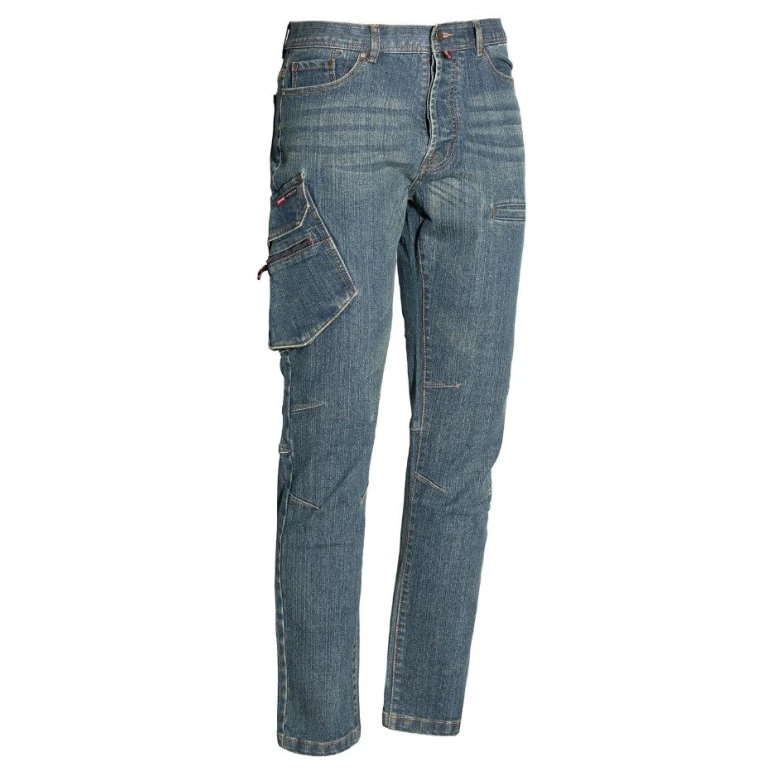Alles muss raus -  Arbeitsjeans Multitaschen Stretch Issa Line Jest 8025BP Größe L