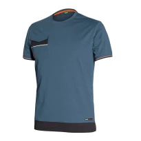 Alles muss raus -  Arbeits- T- Shirts 100% Baumwolle Stretch Issa Line Boom 8810B Größe M Farbe Avionblau