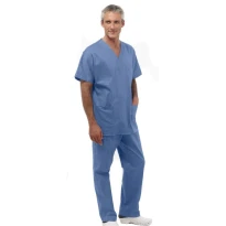 Alles muss raus -  Kasack unisex 100% Baumwolle Summer Dr.Blaue Siggi -  04CS0462/00- 0028 Größe 56 Farbe Grün