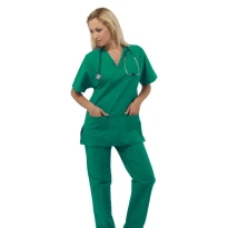 Alles muss raus -  Kasack unisex 100% Baumwolle Summer Dr.Blaue Siggi -  04CS0462/00- 0028 Größe 56 Farbe Grün 2