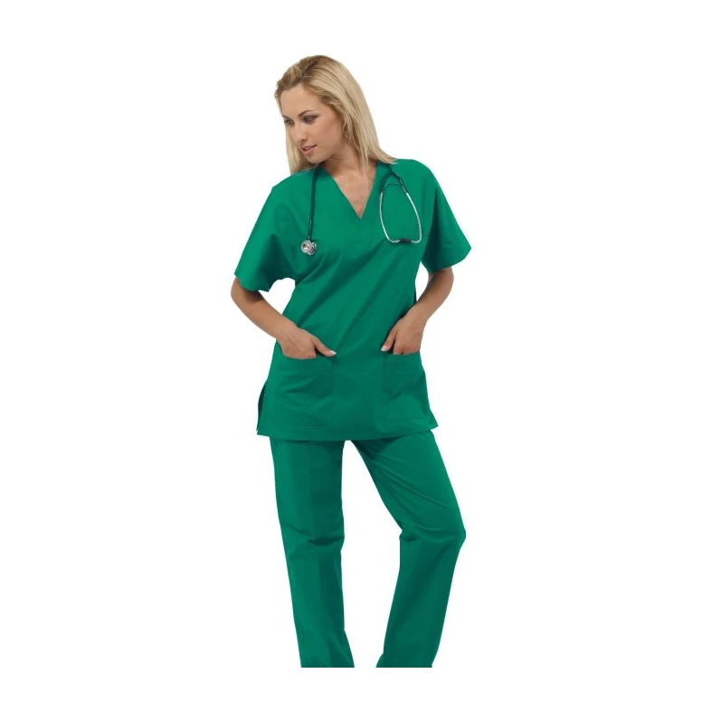 Alles muss raus -  Kasack unisex 100% Baumwolle Summer Dr.Blaue Siggi -  04CS0462/00- 0028 Größe 56 Farbe Grün