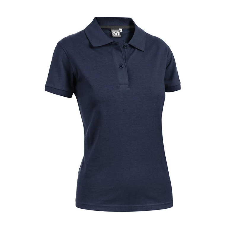 Alles muss raus -  Arbeits- Poloshirt für Damen 100% Baumwolle Sottozero Angy Jersey E0490 Größe L Farbe Navyblau