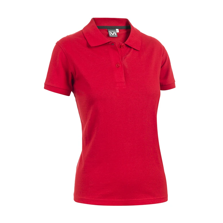 Alles muss raus -  Arbeits- Poloshirt für Damen 100% Baumwolle Sottozero Angy Jersey E0490 Größe L Farbe Navyblau