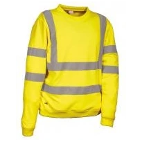 Alles muss raus -  Arbeits- Sweatshirt  Hochsichtbarkeit  Cofra Mariqueta V385- 0- 00 Farbe Gelb Größe M