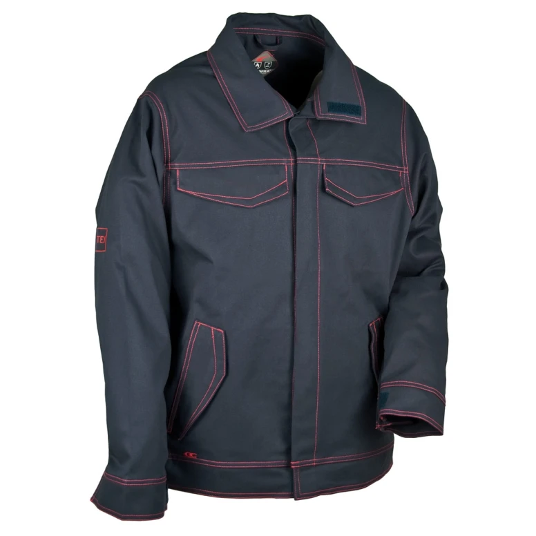 Alles muss raus -  Arbeitsjacke Multitaschen Cofra Flametec V260- 0- 02 Größe 64 Farbe Navyblau