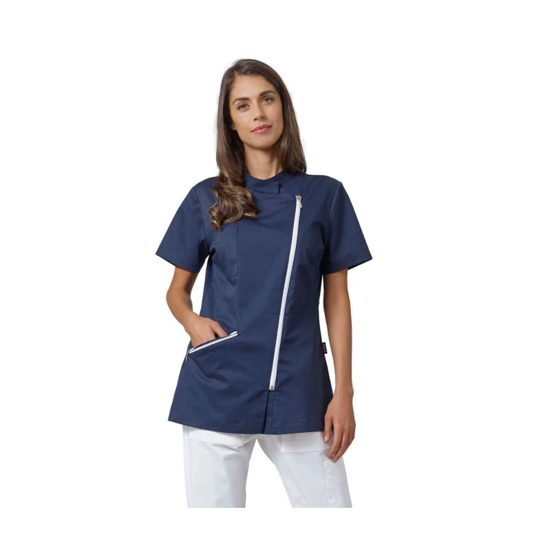 Alles muss raus -  Damen Tunika kurzärmelig Kate Dr.Blaue Siggi -  04CS1689/00- 0757 Größe S Farbe Weiß