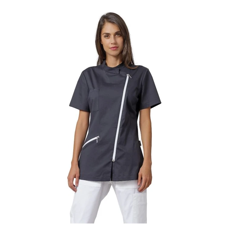 Alles muss raus -  Damen Tunika kurzärmelig Kate Dr.Blaue Siggi -  04CS1689/00- 0757 Größe S Farbe Weiß