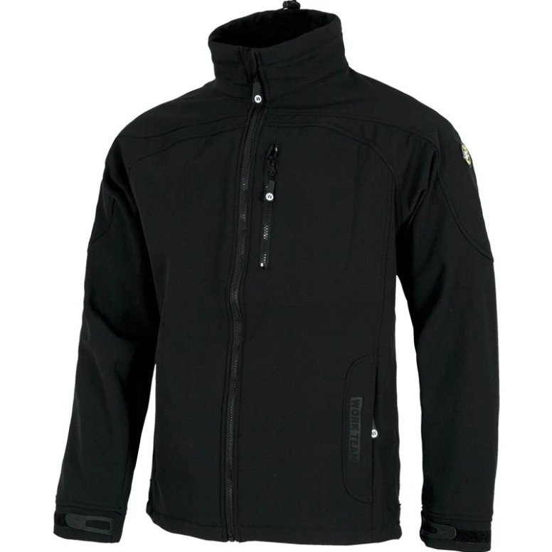 Alles muss raus  Jacke Workshell winterlich Multitaschen mit Innenfutter aus Netzgewebe -  Workteam Farbe Grau Größe XL