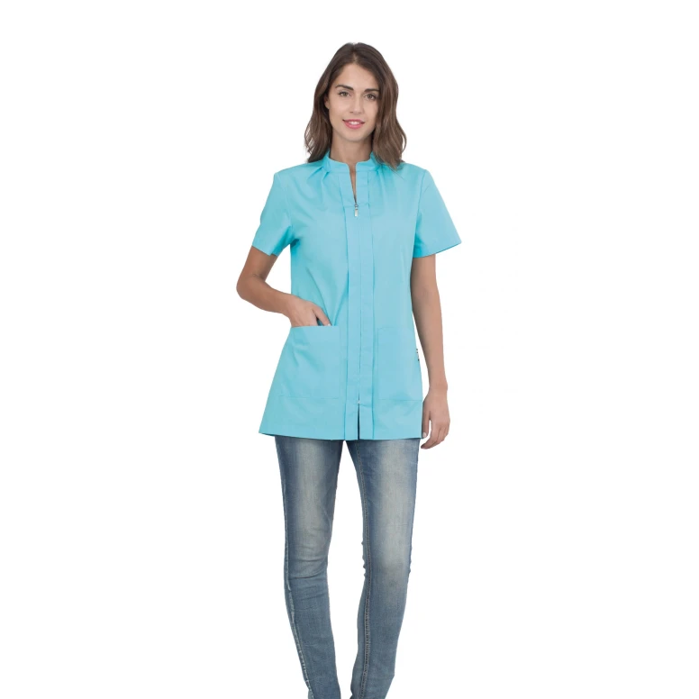 Alles muss raus  -  Damen Tunika kurzärmelig Alix Horeca Siggi -  28CS1592/00- 0001 Größe L Farbe Blau