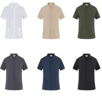 Alles muss raus -  Arbeitsbluse für Herren Ruben Multitaschen Giblor's 25P03K466 Größe 2XL Farbe Militärgrün