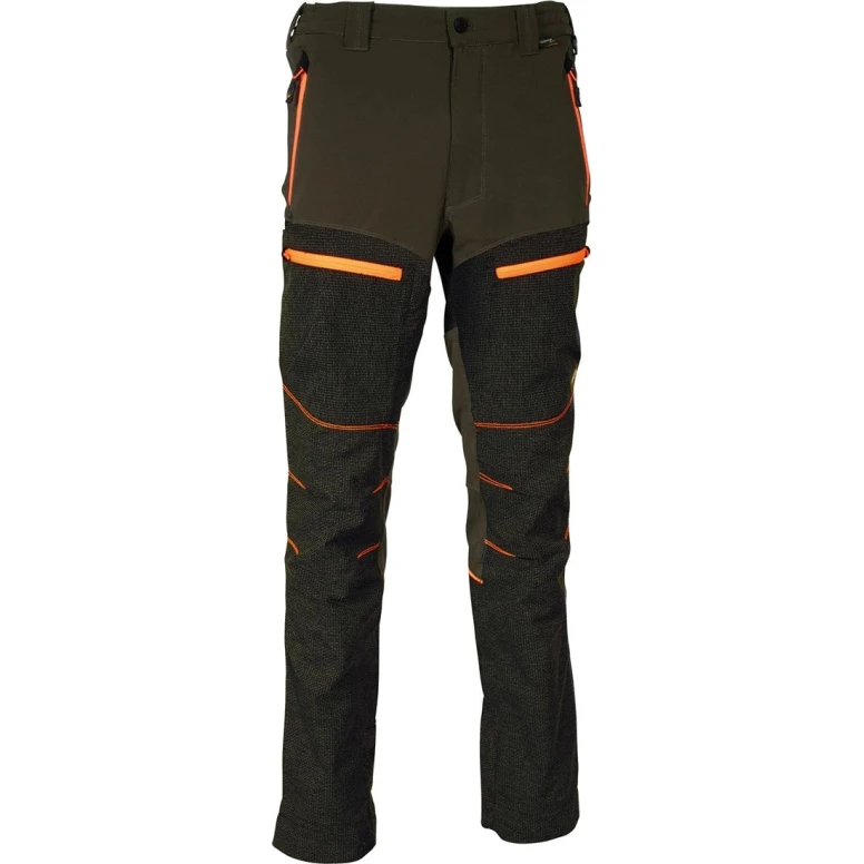 Alles muss raus -  Arbeitshosen Multitaschen Stretch Cofra Kreien V557- 0- 03 Größe 56 Farbe Schlamm Schwarz Orange