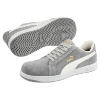 Alles muss raus -  Sicherheitsschuhe Puma Iconic Suede Grey Low S1P FO HRO ESD SRC 640030 Nummer 44