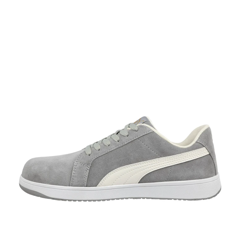 Alles muss raus -  Sicherheitsschuhe Puma Iconic Suede Grey Low S1P FO HRO ESD SRC 640030 Nummer 44